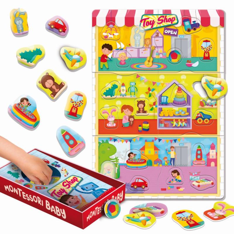 Montessori Baby box - vkládačka hračky 