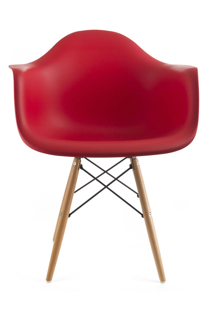 Designová židle G21 Lumber Red