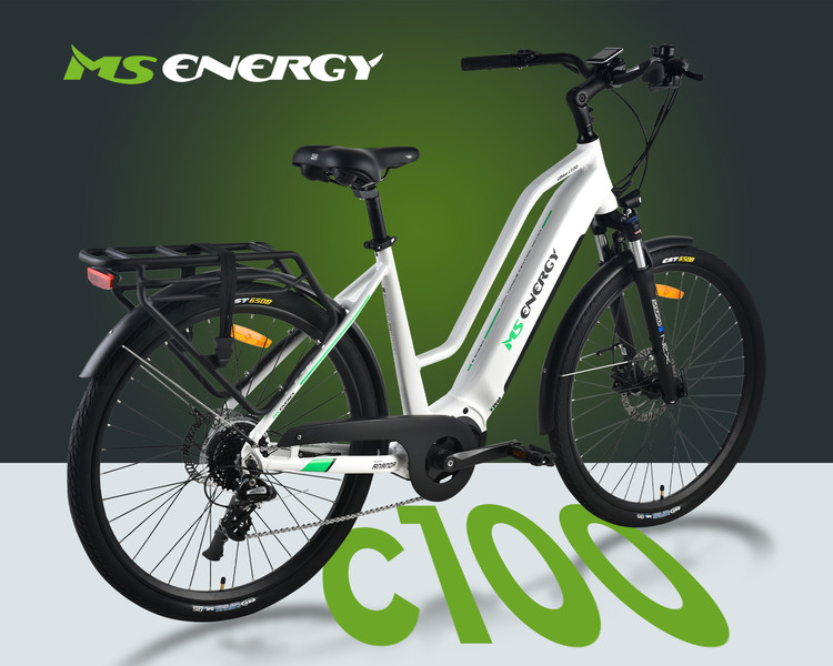 Mestské elektrobicykel MS ENERGY c100 využíva silu 250W elektromotora Ananda M81 s fantastickým krútiacim momentom 80 Nm, vďaka ktorému si poradíte aj veľmi neľahkých situáciách.