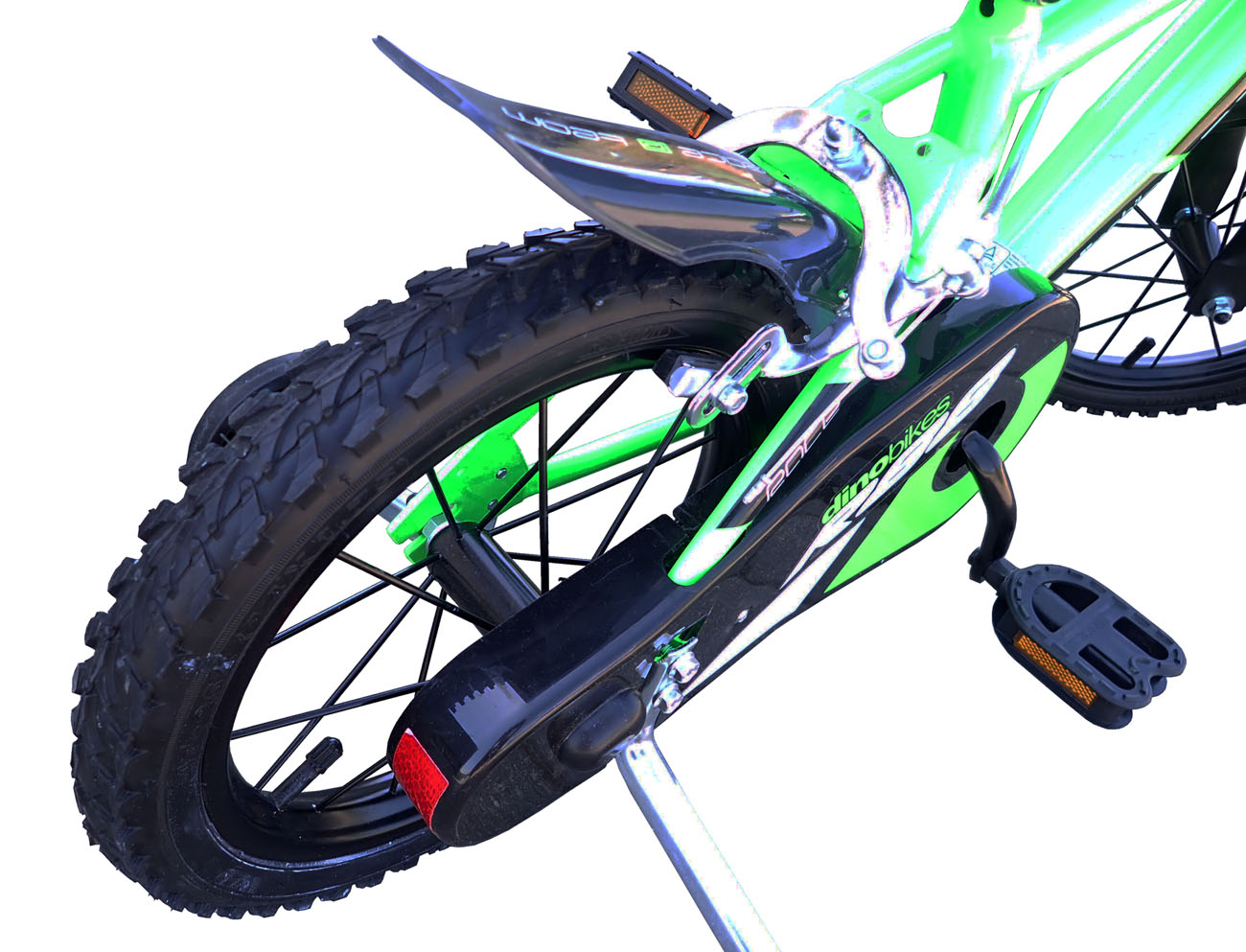 Dino Bikes 414UL gyerekkerékpár zöld színben