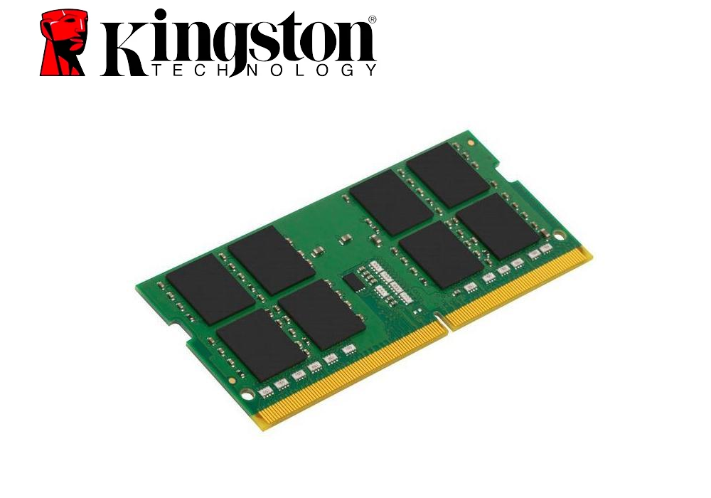 32GB operační paměť Kingston ve formátu SO-DIMM sekunduje procesoru, kterému slouží jako dočasné úložiště pro spuštěný operační systém a data aktuálně používaných aplikací.