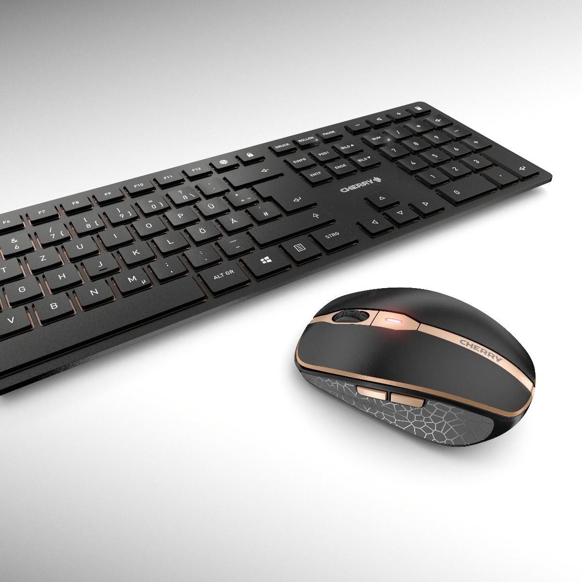 Bezdrátová klávesnice s myší Cherry DW 9000 SLIM