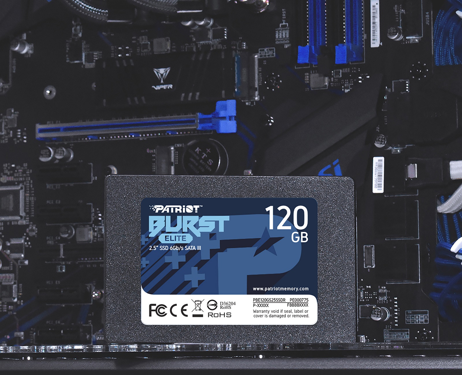 Interný SSD disk Patriot Burst Elite s kapacitou 120 GB ponúka vysoké prenosové rýchlosti, aby zabránil spomaľovaniu výkonu zo strany úložiska.