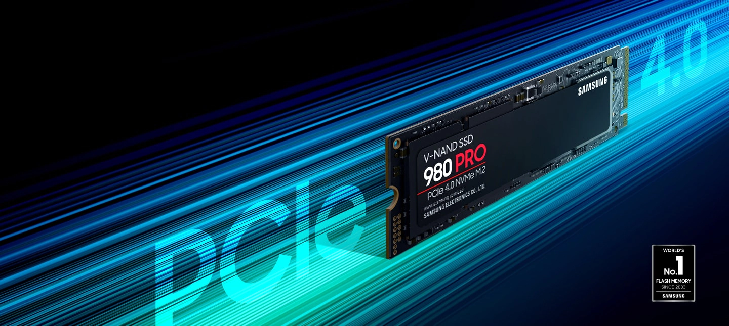 Pevný disk Samsung SSD 980 Pro vám poskytne skvelú kapacitu a vynikajúci výkon pre prácu, hranie PC hier aj ďalšiu multimediálnu zábavu všetkého druhu.