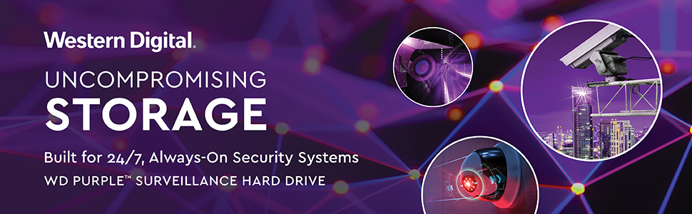 HDD disk Western Digital Purple je špeciálne určený pre nepretržite spustené dohľadové systémy
