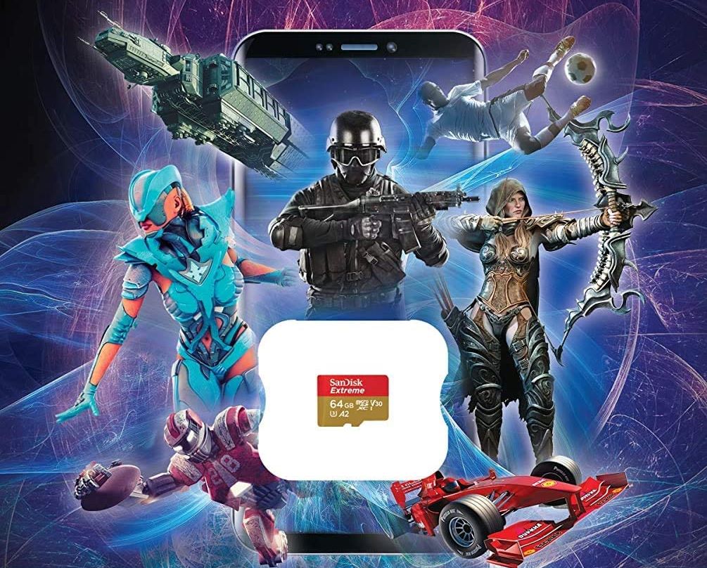 Pamäťová microSDXC karta SanDisk Extreme Mobile Gaming s kapacitou 64 GB je určená pre mobilné hry a aplikácie, kedy poskytuje parádnu rýchlosť čítania až 160 MB/s a zápis dosahuje rýchlosť až 60 MB/s.