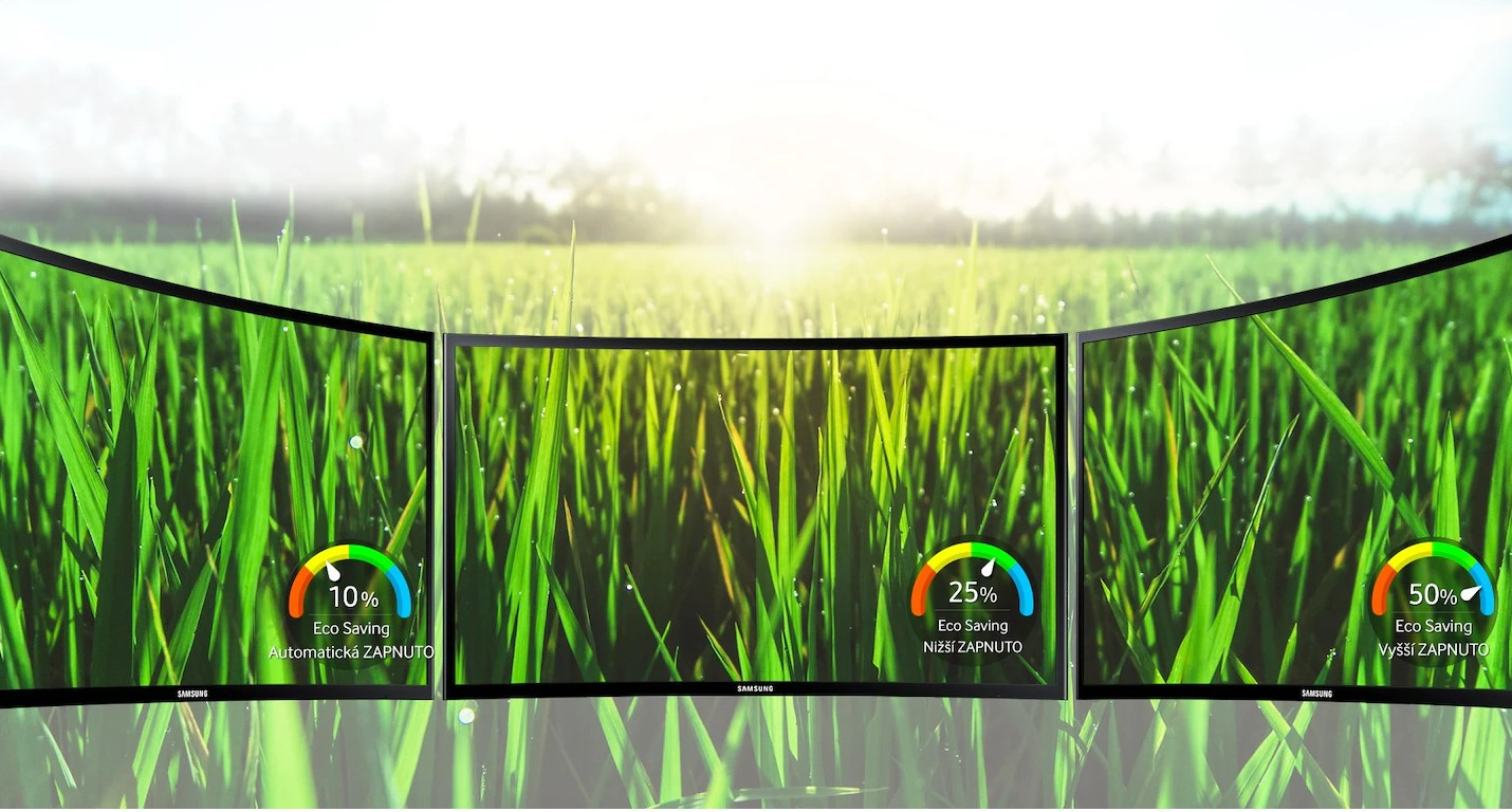 Ekologicky etrn technologie u monitoru Samsung C24F390F