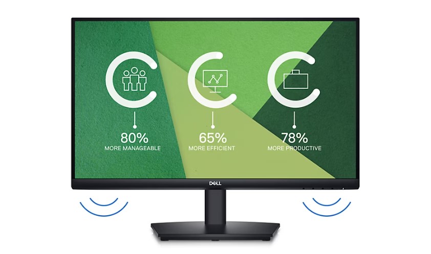 Monitor Dell E2724HS a integrované reproduktory