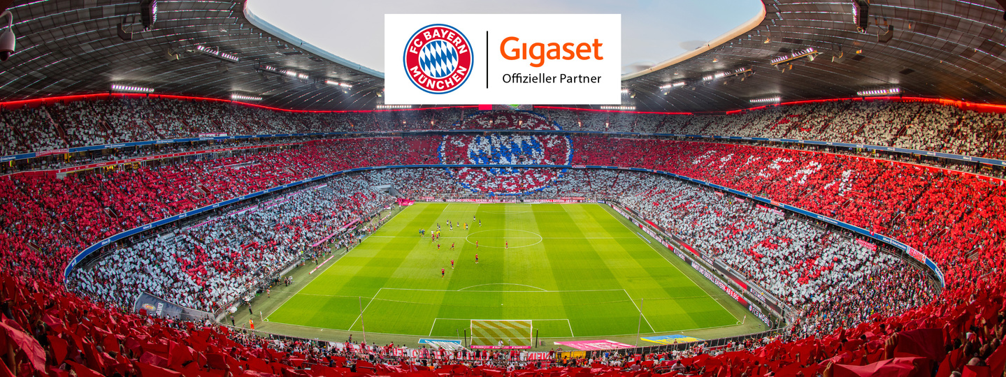 Společnost Gigaset je již celou řadu let oficiálním partnerem fotbalového giganta FC Bayern Mnichov