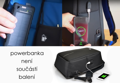 Batoh PORT Designs CHICAGO EVO na 15,6’’ notebook a 10,1" tablet, černý