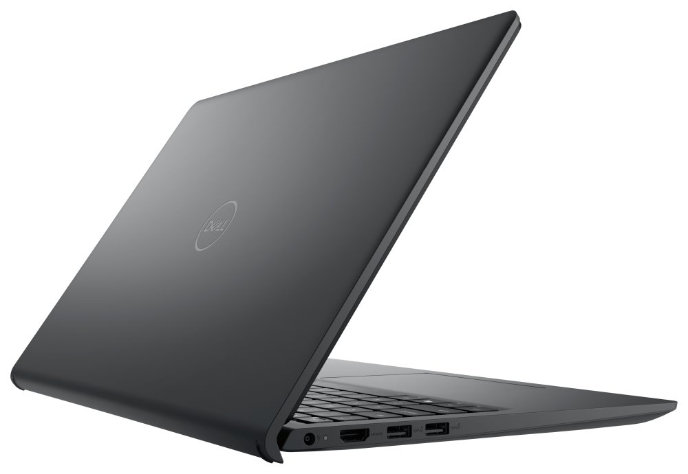 Notebook Dell Inspiron 15 3000 zo strany so vstupmi.