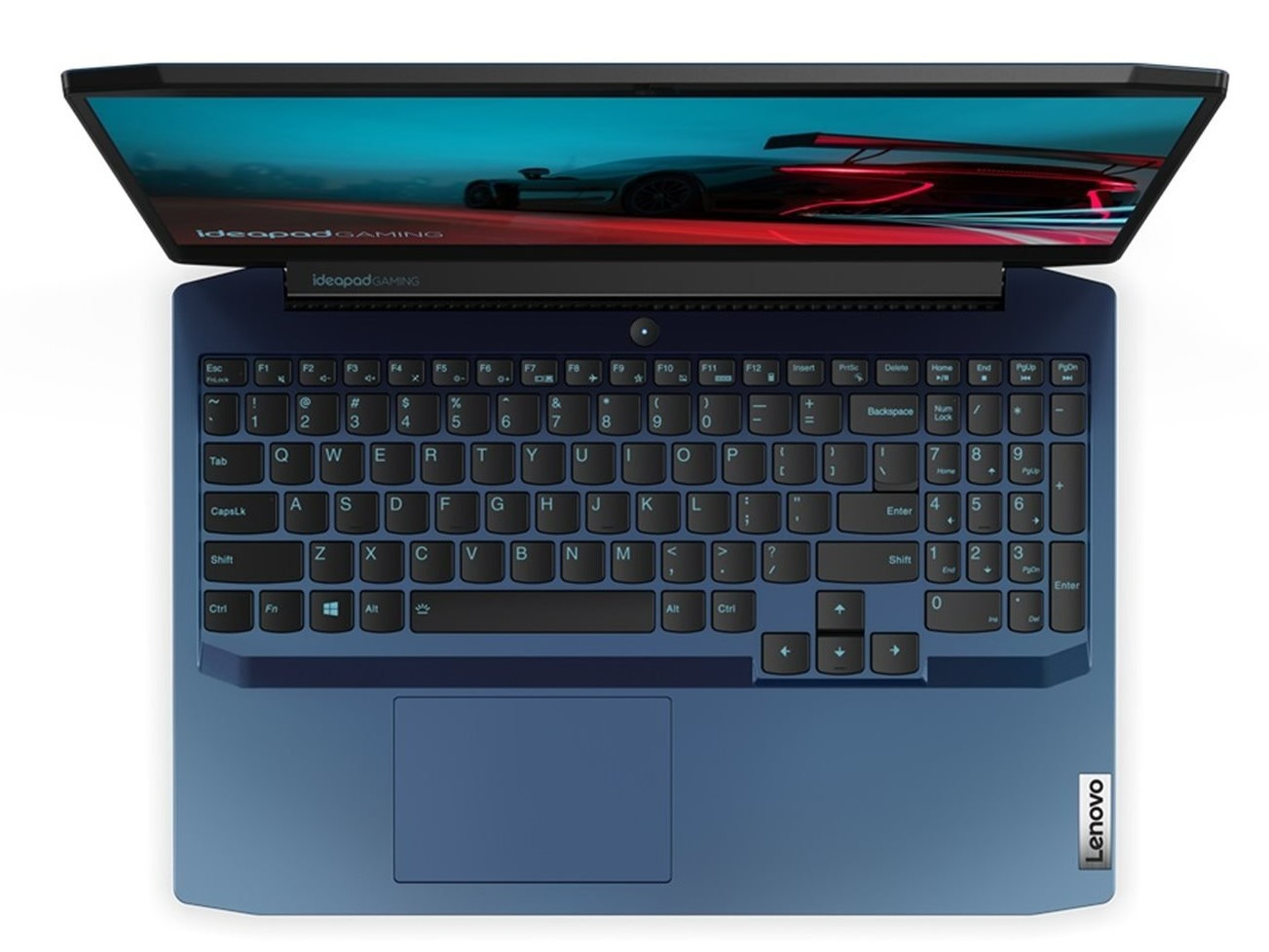 Podsvícená klávesnice u notebooku Lenovo IdeaPad 3