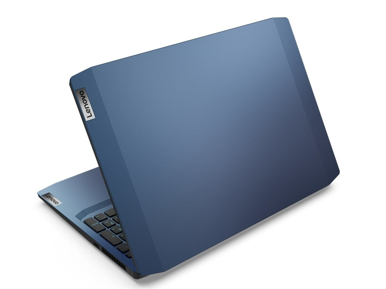 Moderní design v barvě Chameleon Blue na notebooku Lenovo IdeaPad 3