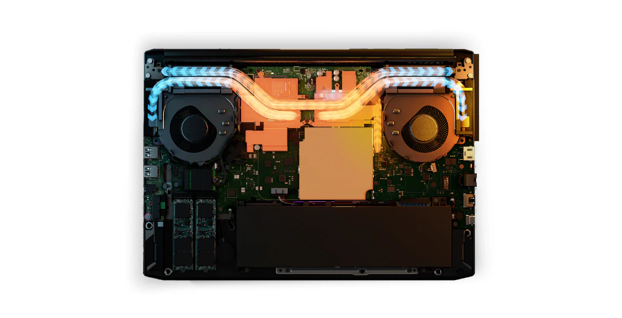 Notebook Lenovo IdeaPad Gaming 3 Gen 6 má úplne nový dizajn chladiaceho systému, ktorý zaistí plynulú a úplne spoľahlivú prevádzku bez akéhokoľvek prehrievania, rušivého hučania či straty výkonu.