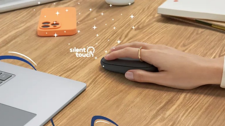 Bezdrátová myš s Bluetooth Logitech Pebble Mouse 2 M350s