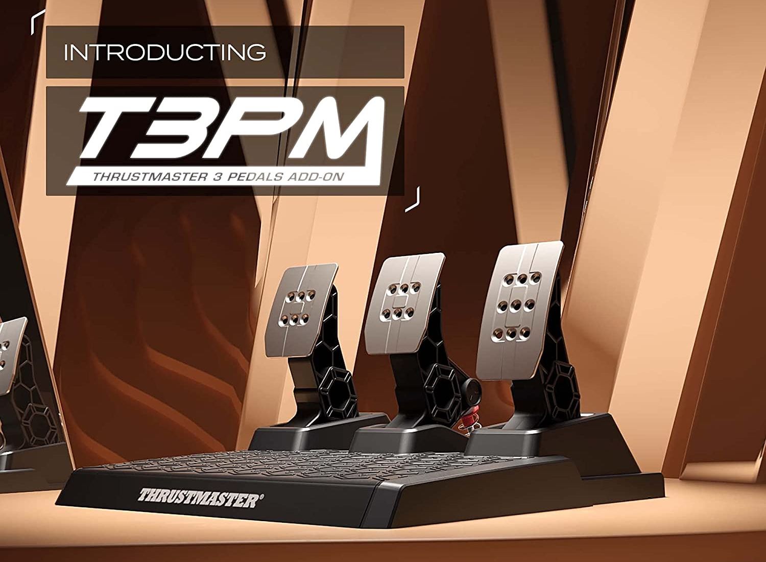 Magnetické pedále Thrustmaster T3PM ponúka namiesto 2 rovno 3 magnetické pedále, takže nebudete ochudobnení o klasickú spojku a možnosť manuálneho radenia.