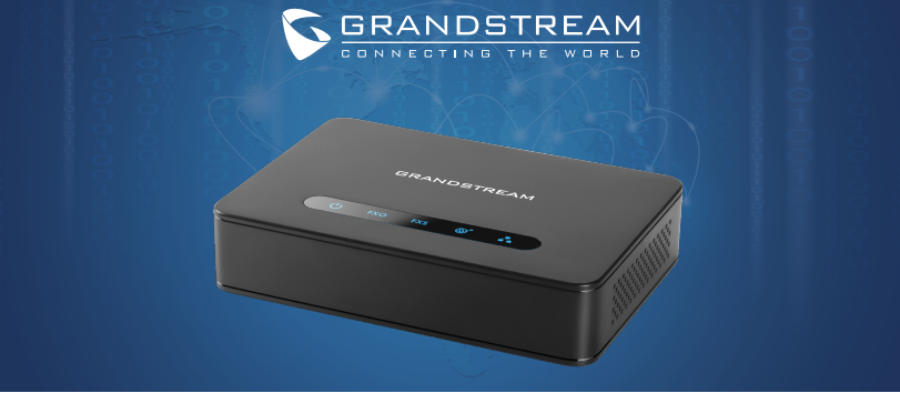 Adaptér Grandstream HandyTone HT813, analog. adaptér, 1x FXS + 1x FXO/ 2x LAN / PSTN port
