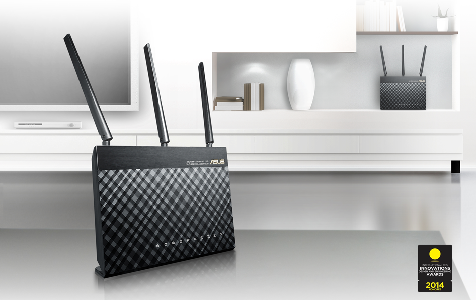 Modemový Wi-Fi router Asus DSL-AC68U představuje skvělé řešení pro kabelové i bezdrátové pokrytí.