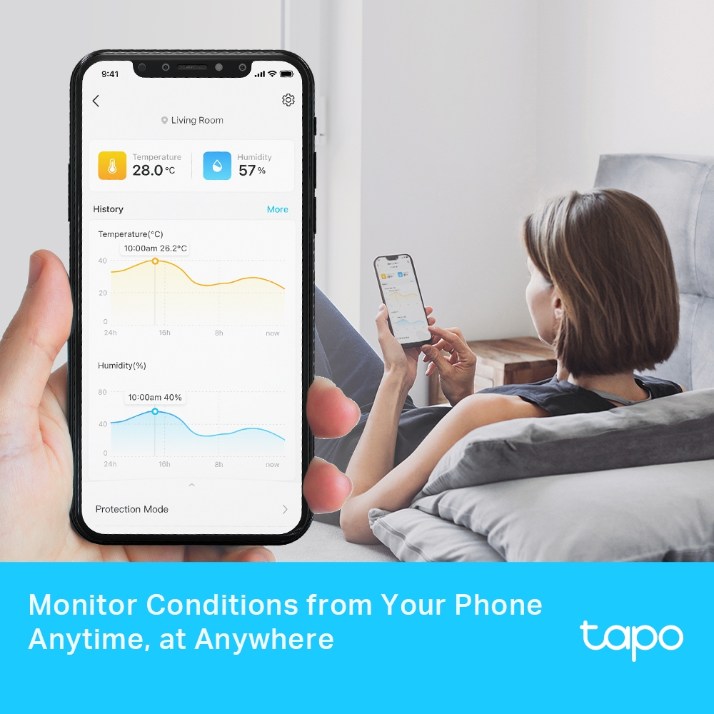 Aplikácia Tapo uľahčuje nastavenie senzora TP-Link Tapo T315 Smart