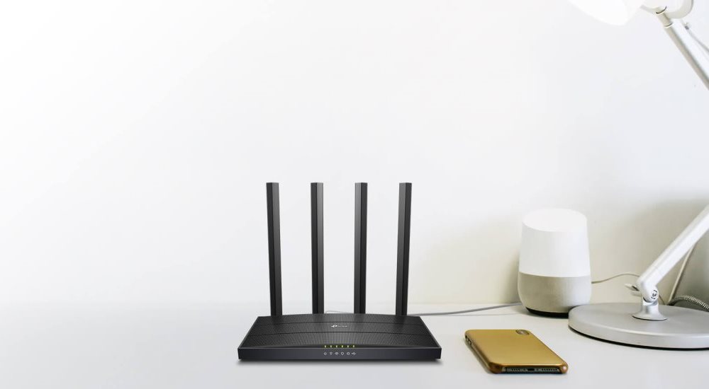 WiFi router TP-Link Archer C6 V3.2 AC1200 dual AP, 4x GLAN/ 300Mbps 2,4/ 867Mbps 5GHz, OneMesh