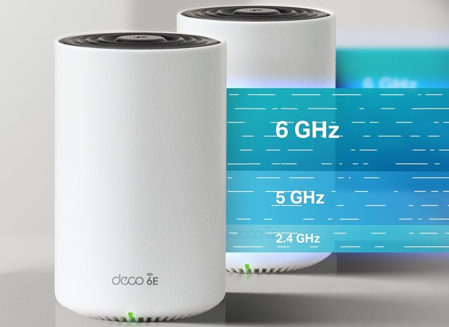 Mesh systém TP-Link Deco XE75 Pro podporuje nejmodernější standard Wi-Fi 6E, který nabízí zbrusu nové frekvenční pásmo 6 GHz pro budoucí inovace, jako je například rozšířená/virtuální realita (AR/VR) nebo streamování v 8K rozlišení.