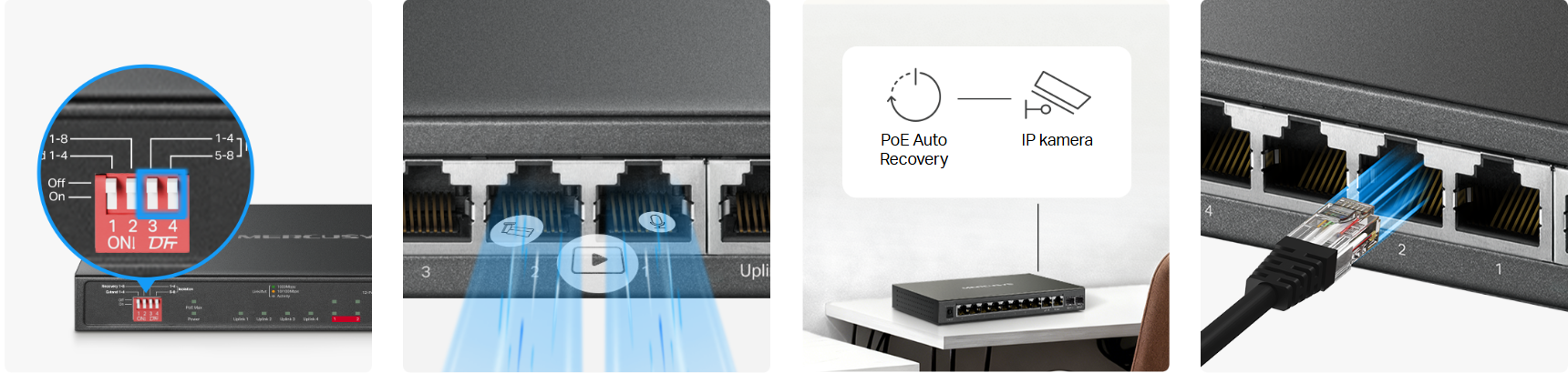 Switch TP-Link Mercusys MS112GMP