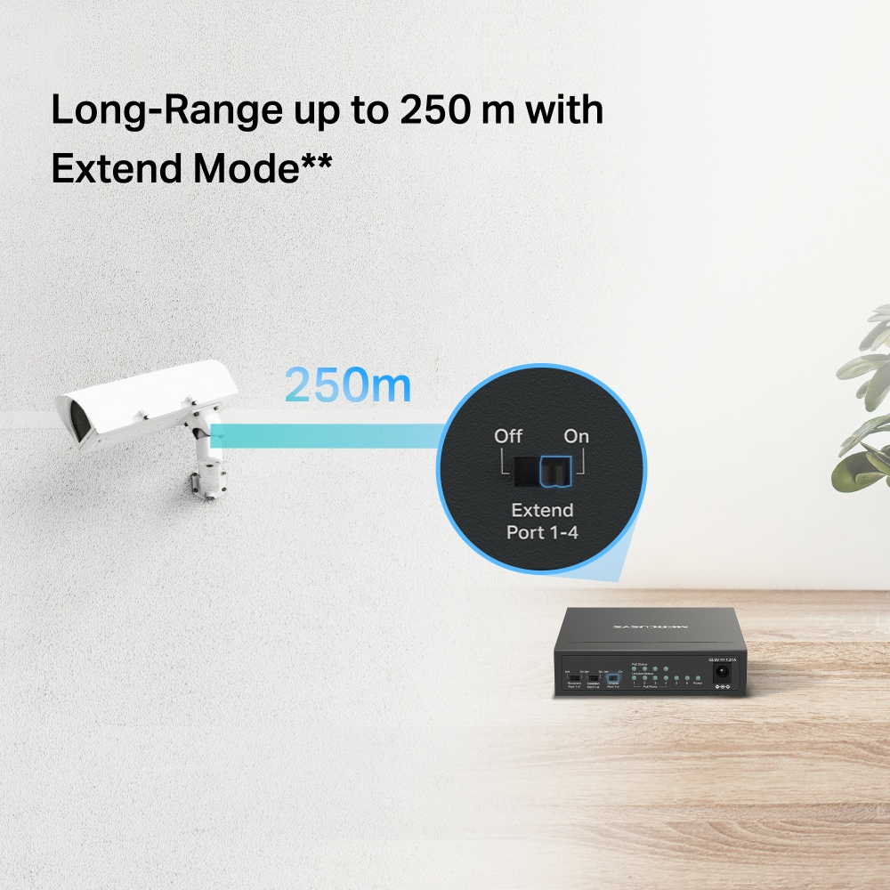 Switch TP-Link Mercusys MS106GP