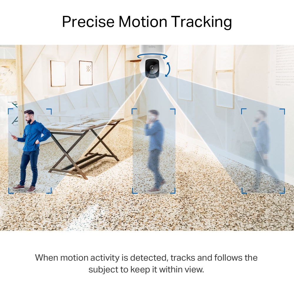 Kamera TP-Link Tapo C212 s detekcí pohybu a sledováním