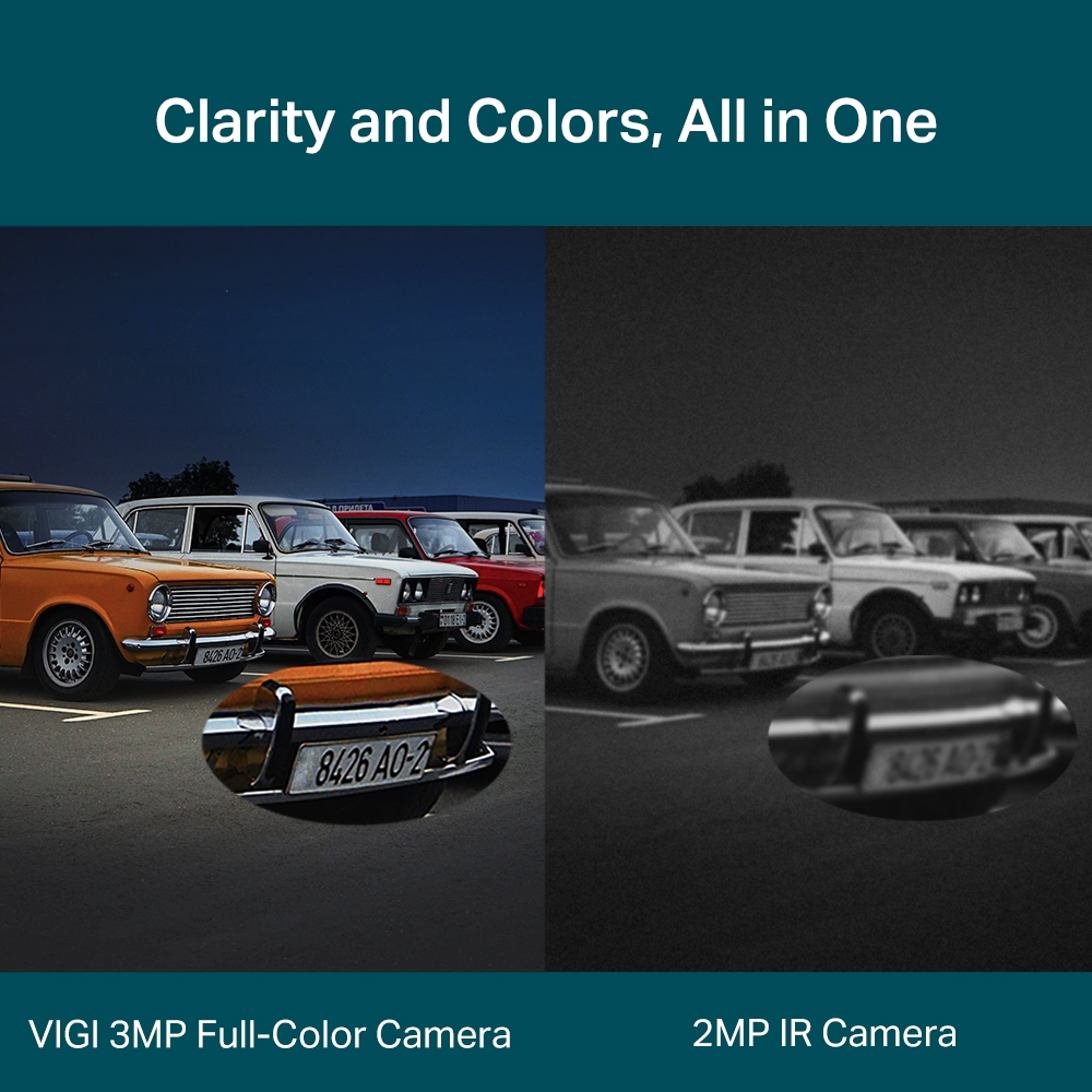 Plnofarebné nočné videnie kamery TP-Link VIGI C330