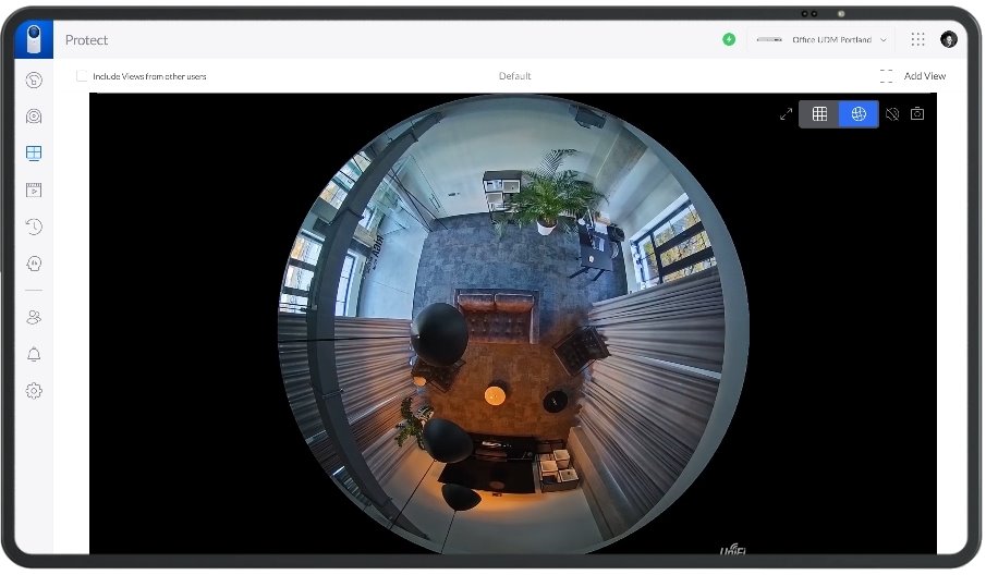 Kamera Ubiquiti Networks UVC-AI-360 Fisheye UniFi video 5MP, 360° a jej ľahké ovládanie