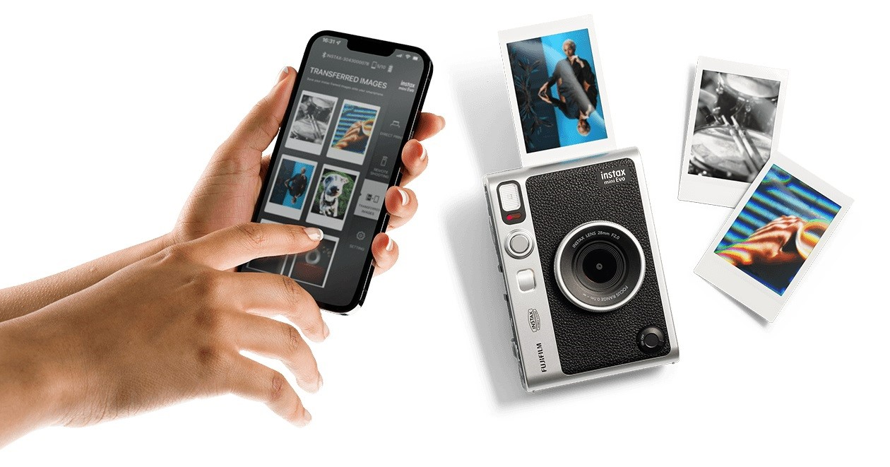 ikovn aplikcia na smartphone pre diakov ovldanie fotoapartu Fujifilm Instax mini EVO