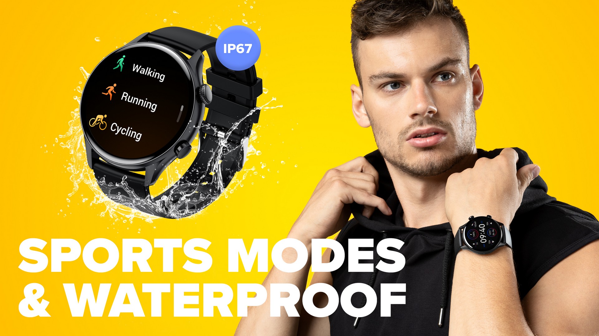 Chytré hodinky Niceboy WATCH GTR nabízí hned 12 speciálních módů pro běh, cyklistiku, turistiku a další nejběžnější druhy sportů.