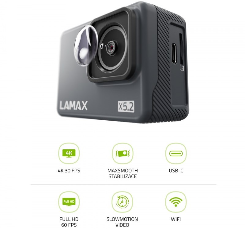 Parametry kamery Lamax X5.2