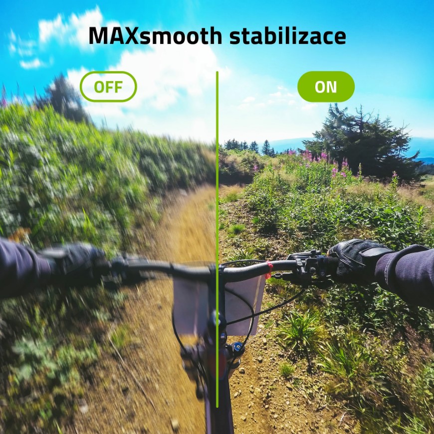 MAXsmooth stabilizace u kamery Lamax