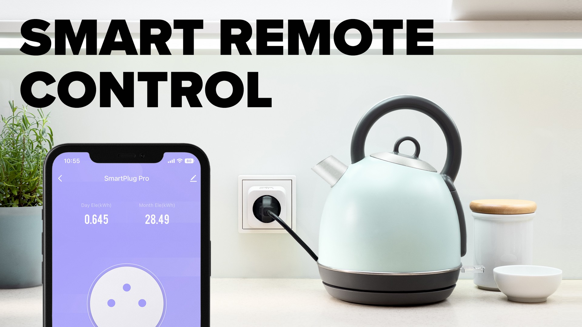 Chytrá zásuvka Niceboy ION SmartPlug PRO umožňuje vzdáleně ovládat a sledovat stav připojených spotřebičů v reálném čase pomocí mobilní aplikace ION.