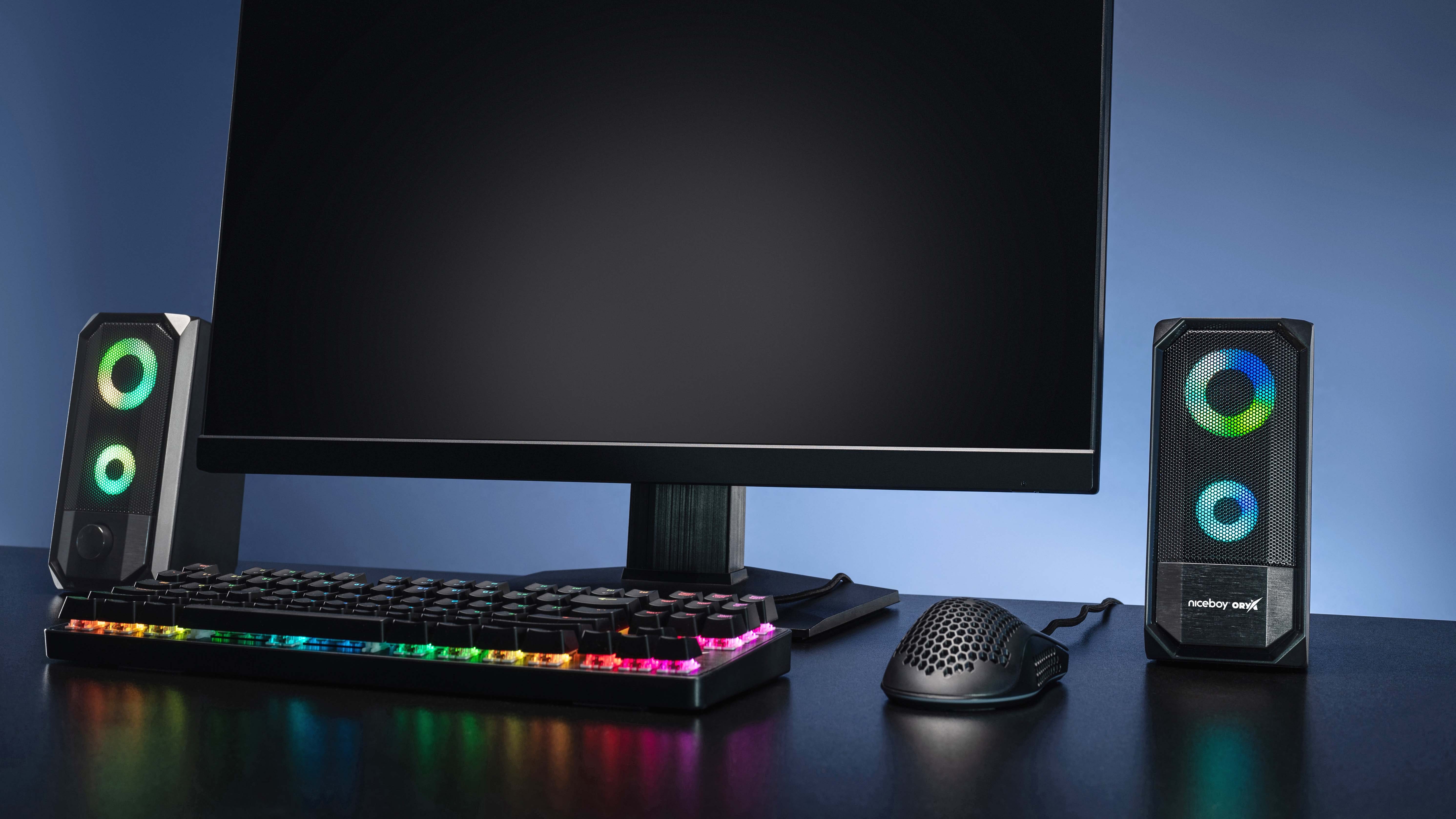 Reproduktory Niceboy Oryx Vox 2.0 je vhodná pro všechny audiofily, zvukové inženýry, kinematografické nadšence i vášnivé počítačové hráče.