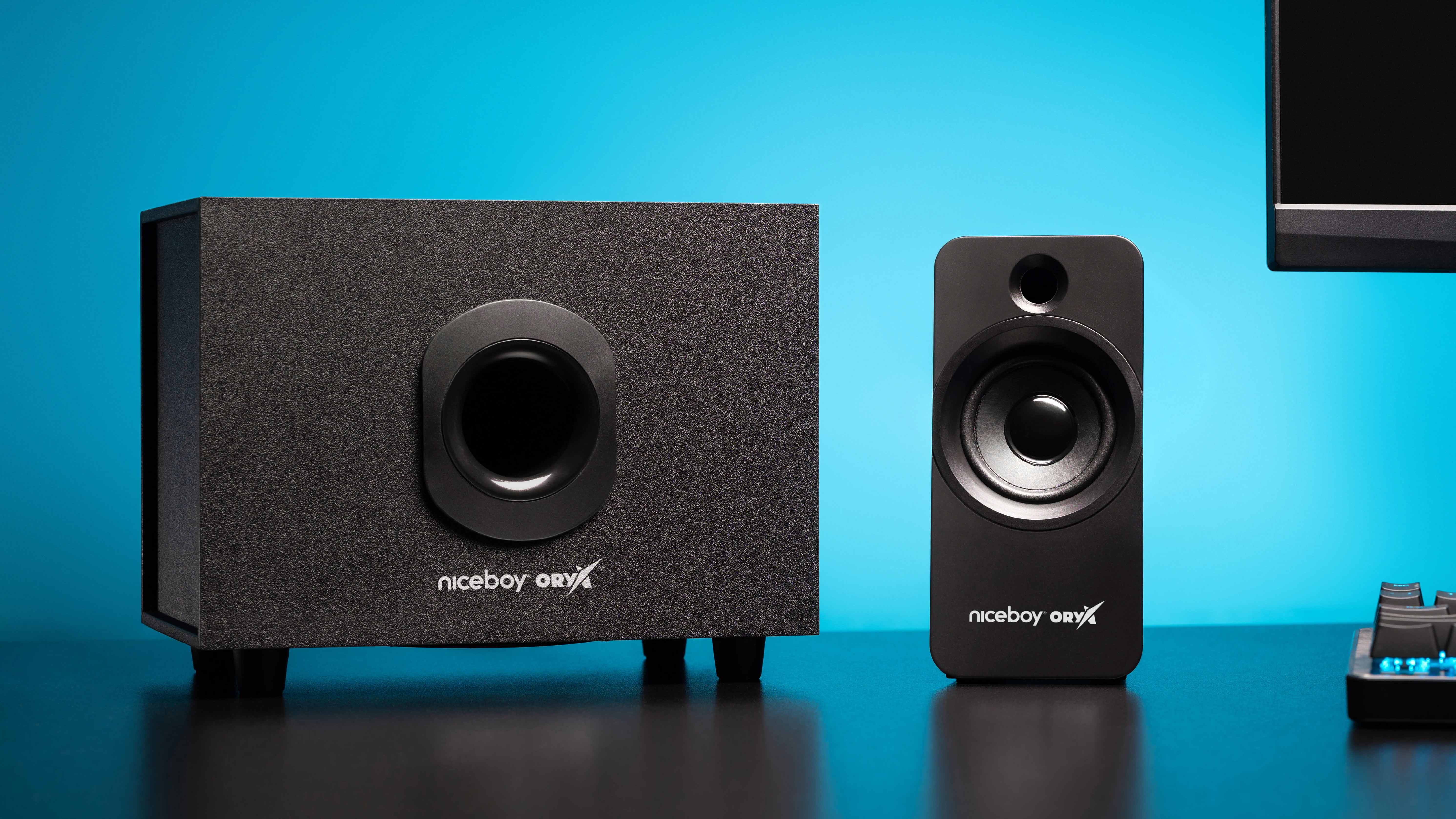 Reprosoustava Niceboy Oryx Vox 2.1 je vhodná pro všechny audiofily, zvukové inženýry, kinematografické nadšence i vášnivé počítačové hráče.