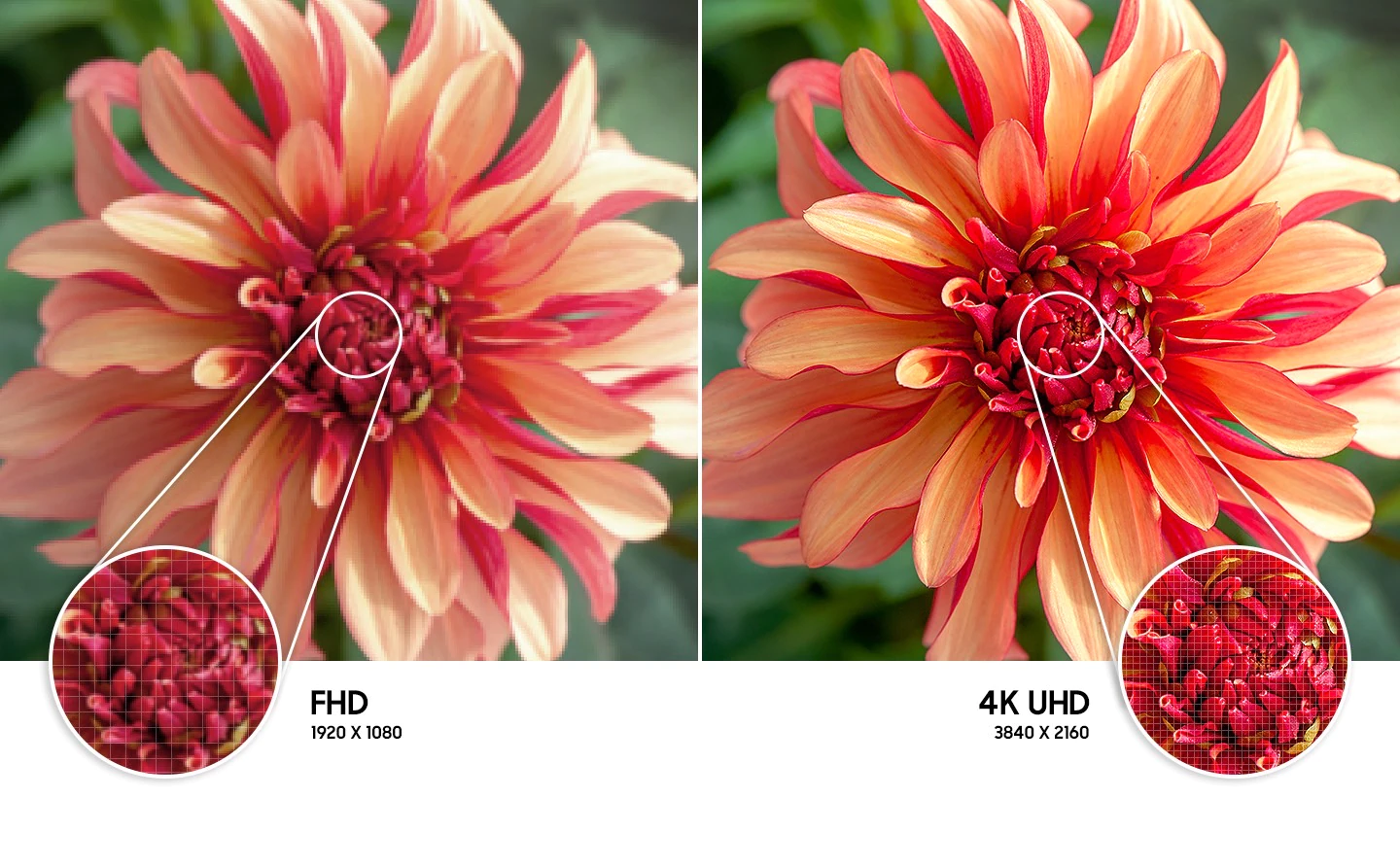 Chytrý televízor Samsung UE50AU7072 sa pýši VA panelom s uhlopriečkou 49,5”, ktorý ponúka obraz v 4K UHD kvalite so 4násobným počtom pixelov.