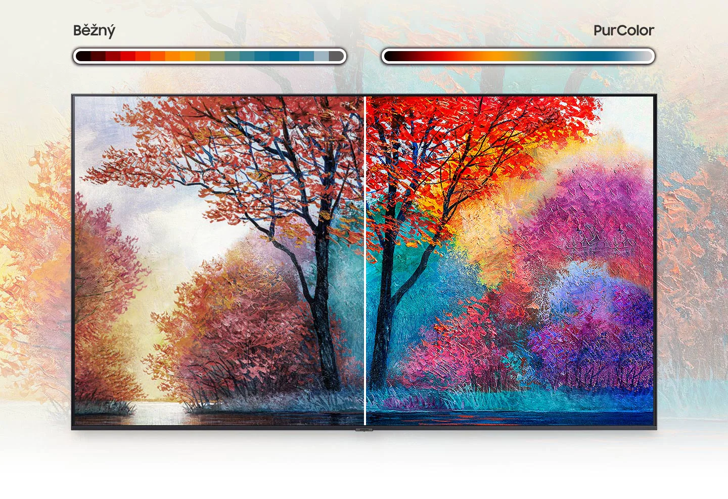 Technológia PurColor zaistí zobrazenie prirodzených farieb tak, že výsledný obraz Samsung UE50AU7072 nerozoznáte od skutočnosti.