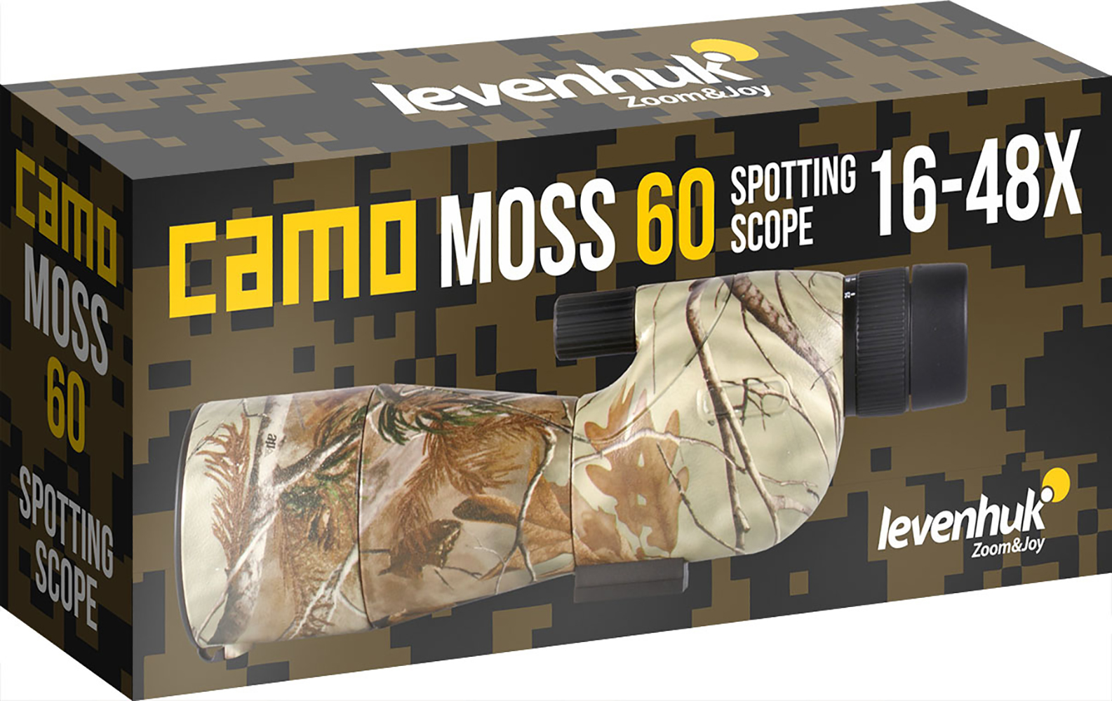 Dalekohled Levenhuk Camo Moss 60 v praktickm balen