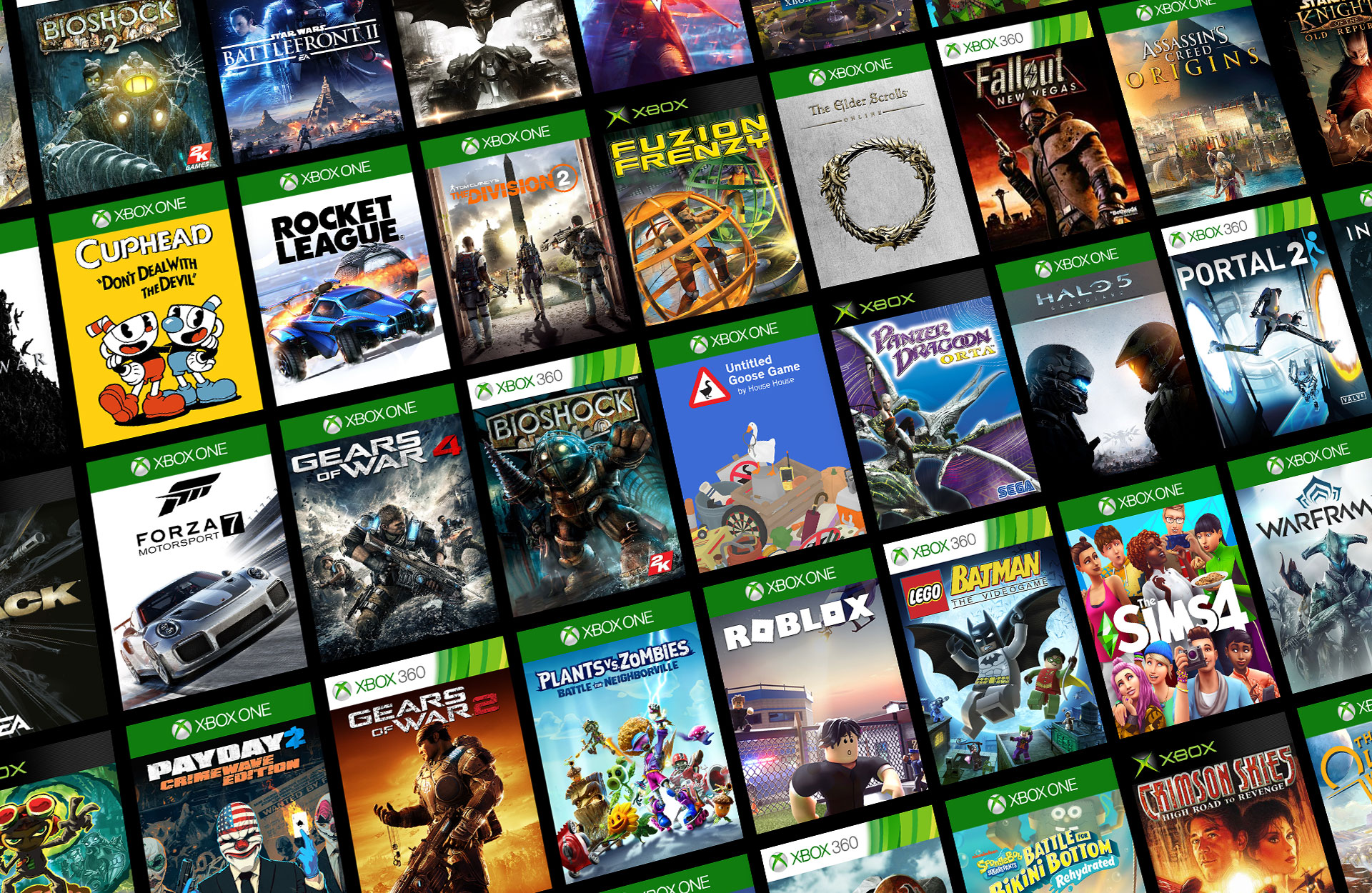 S herní konzolí Xbox Series X a knihovnou Xbox Game Pass máte k dispozici tisícovky rozličných herních titulů, jako je například Halo Infinite, Forza Horizon 5, Cuphead, Gears 5, Cyberpunk 2077 či Assassin's Creed Valhalla!