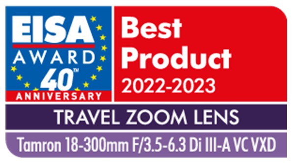 EISA Award Best Product 2022-2023 Travel Zoom Lens Tamron