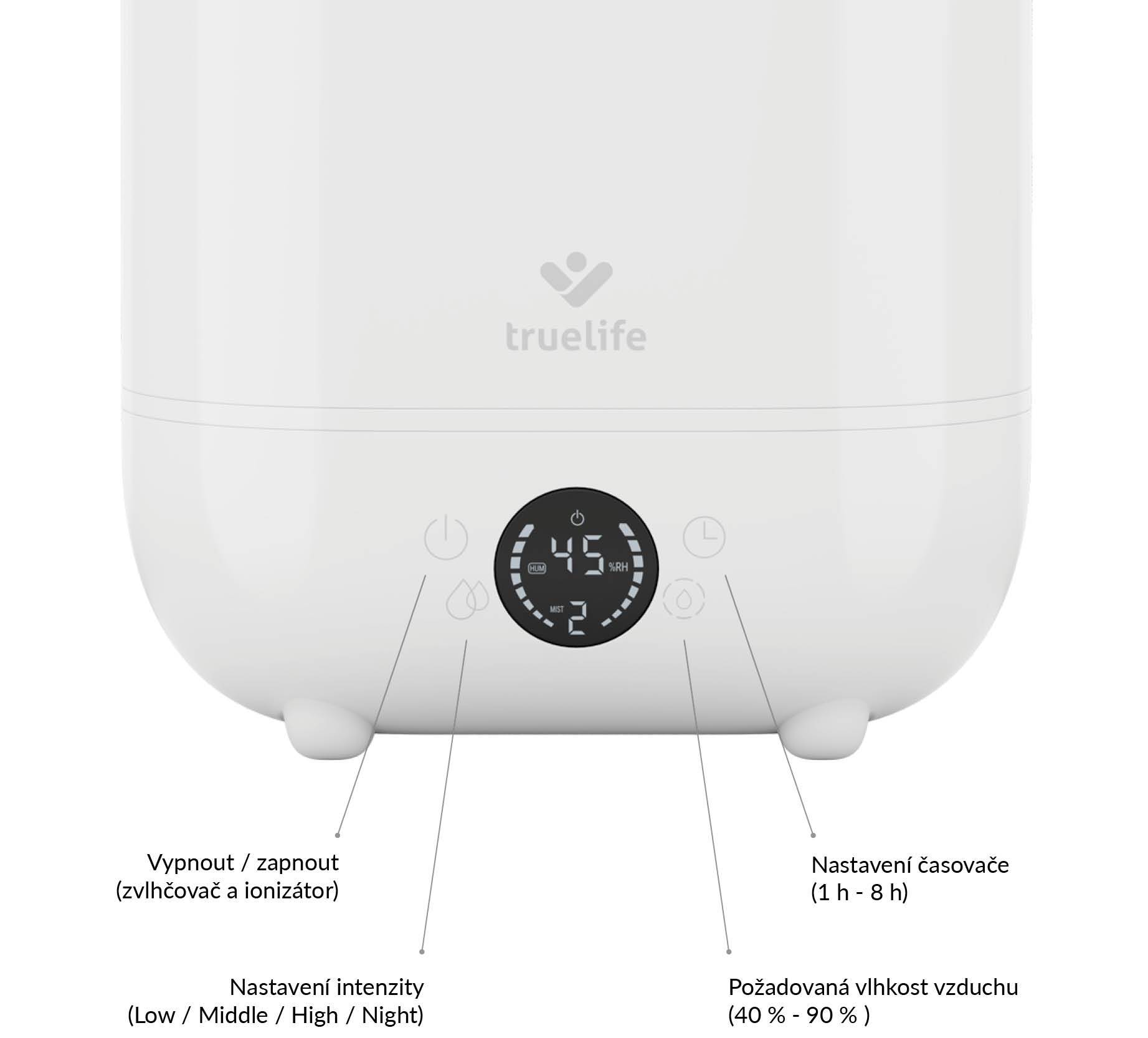Zvlhova TrueLife AIR Humidifier H5 Touch