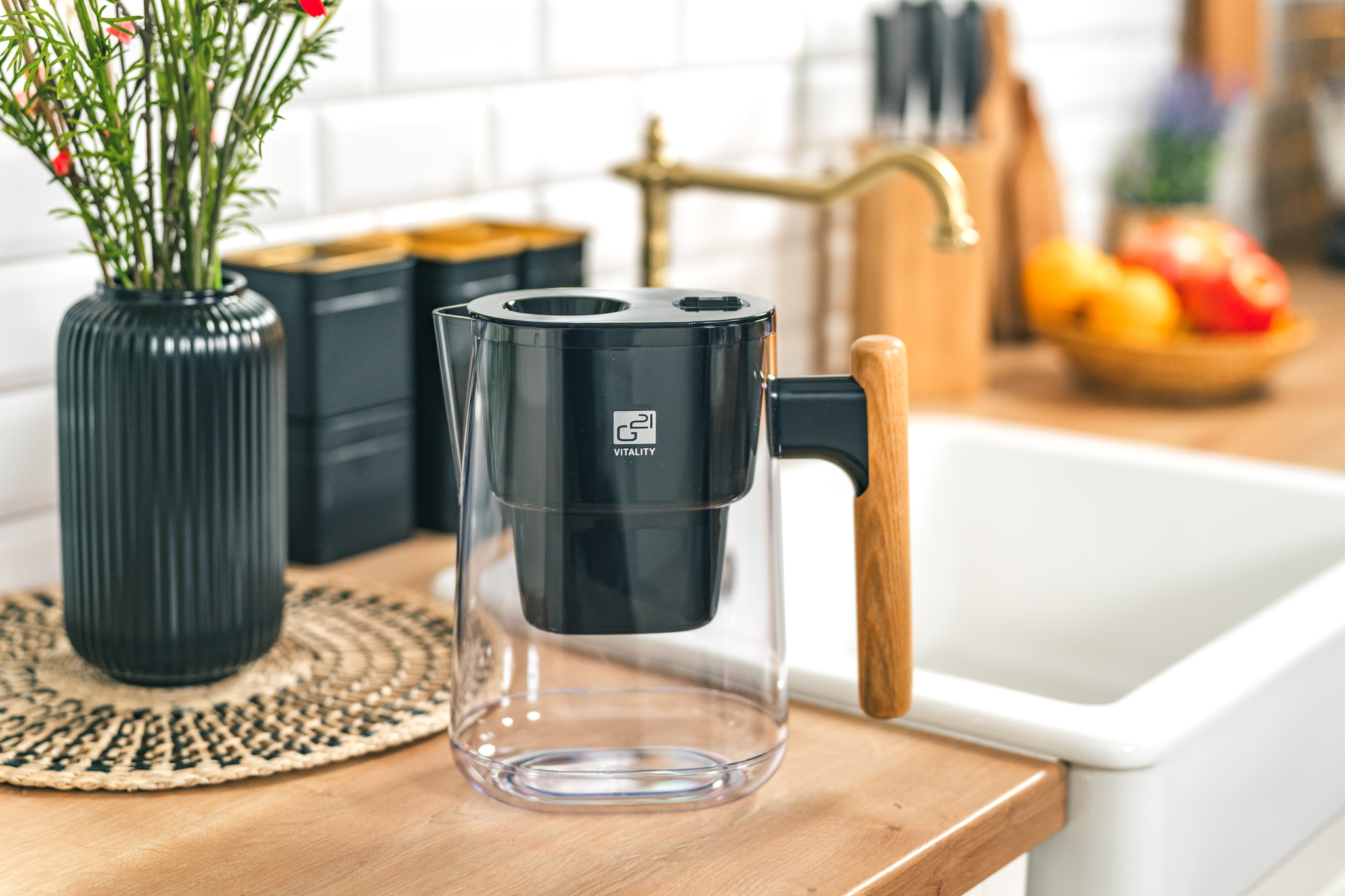 Filtrační konvice G21 2,5 L černá