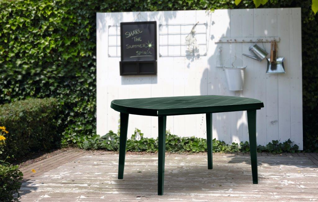 Záhradný stôl Keter Elise v tmavo zelenej farbe