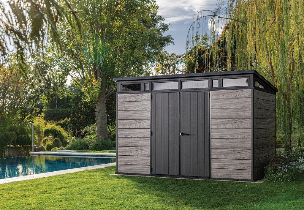 Z�hradn� dom�ek Signature 11x7 Storm Grey