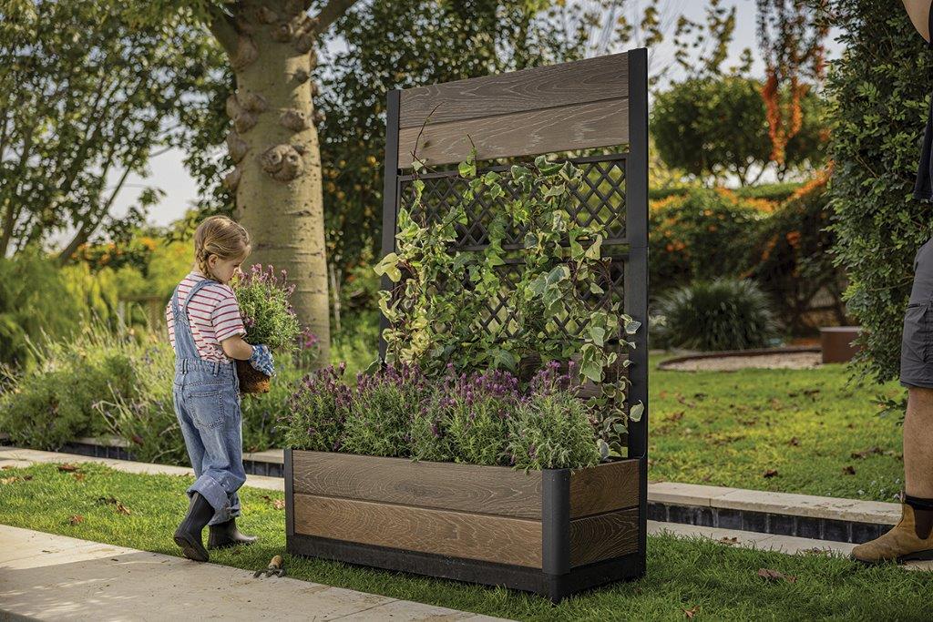 Květináč Keter Deco Tulip Walnut