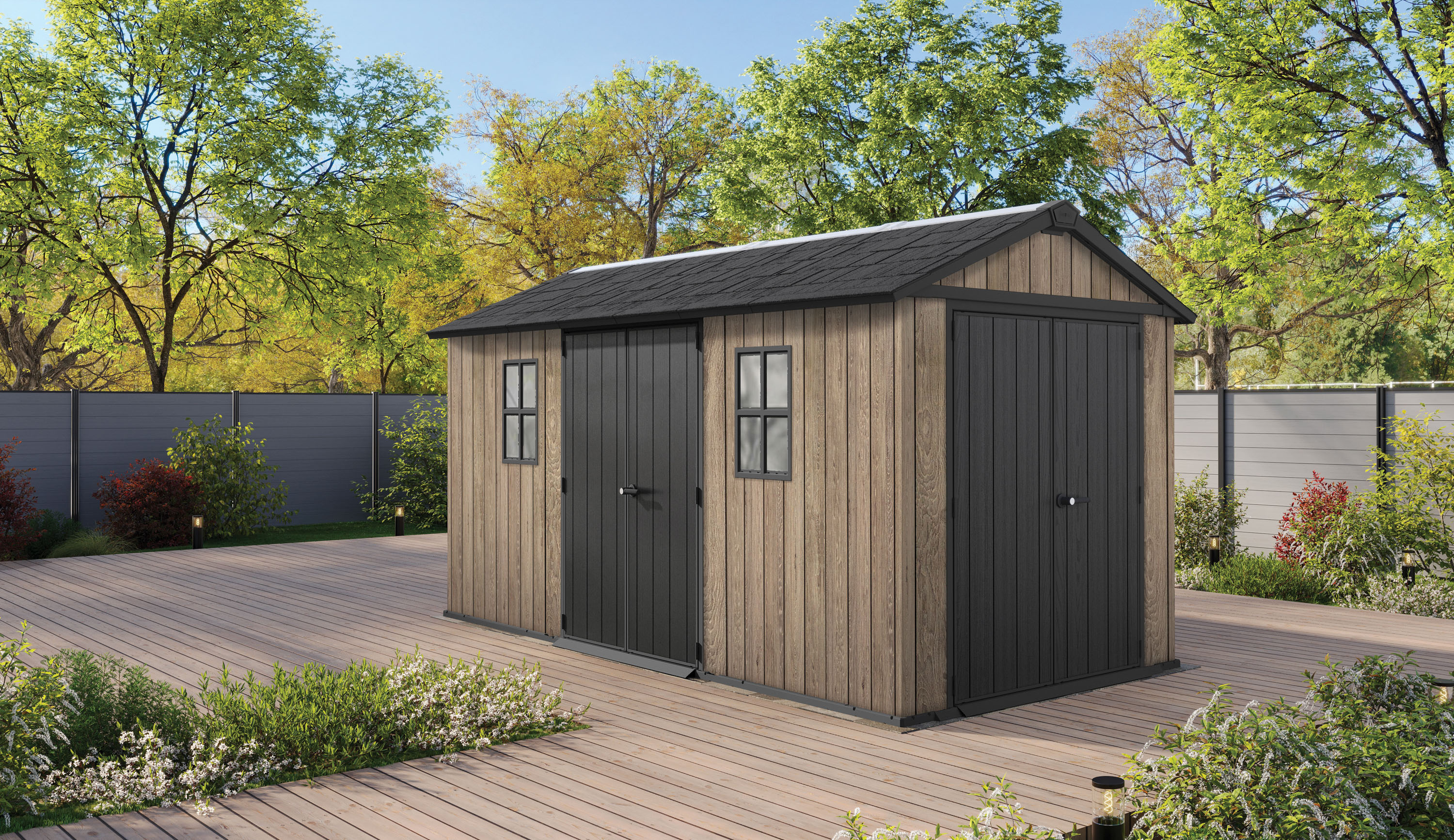 Keter Apex 7,5 x 13 Ashwood