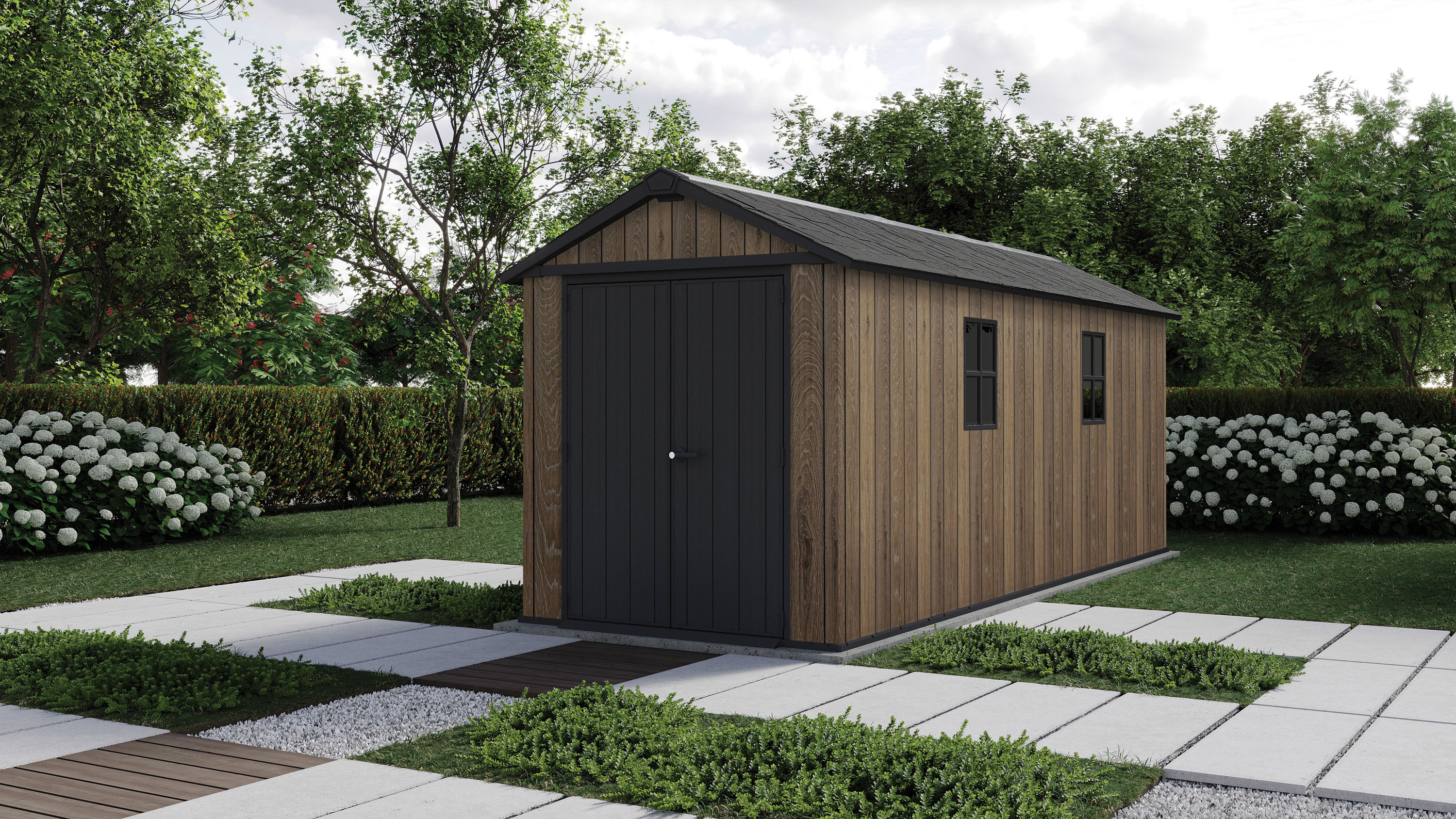 Keter Apex 7,5 x 17 Ashwood