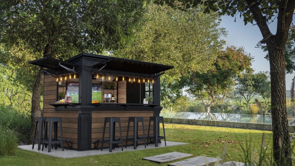 Záhradný domček Keter Deco Bar Duo Walnut